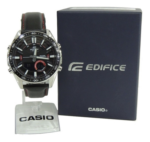 Relógio Casio Edifice Efv-c100l-1avdf Hora Mundial -  Cronógrafo - Nota Fiscal E Garantia Oficial Casio