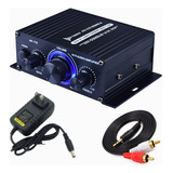 Mini Amplificador De Potencia De Audio P /auto Casa 2 Canal