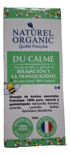 Sinergia De Aromaterapia Naturel Organic Du Calme