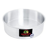 Molde De Aluminio Pastel Redondo Hornear 26 Cm 4200 Ml