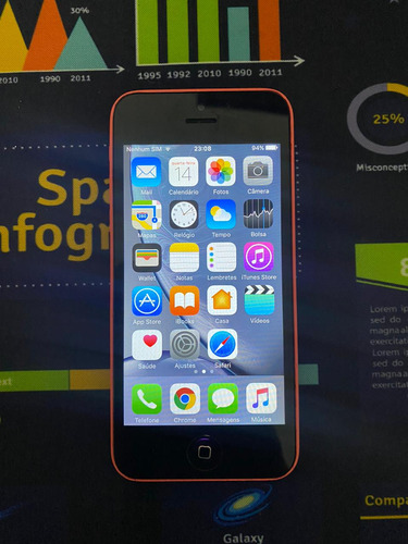 iPhone 5c 16gb Vermelho