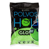 Polvos Holi Glow 75gr Fiestas Eventos Colors Colores Color Verde