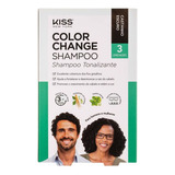 Shampoo Tonalizante Kiss Ny Color Change Castanho Escuro