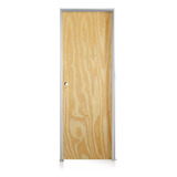 Puerta Placa Madera Pino Marco De Aluminio 70 Cm X 200 Cm