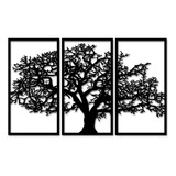 Árvore Da Vida  Artesanato Vazado Kit Quadro Decoração Sala