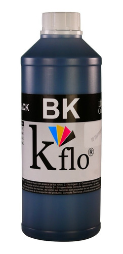 Litro Tinta Marca Kflo Para Gi16 Gx6010 Gx7010 Pigmento Bk