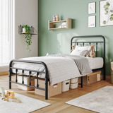 Elegant Home Products Base De Cama Vintage Tamaño Individual