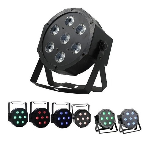 Foco Led Dmx 7 Par Rgbw 4en1 - Luces Fiesta Disco