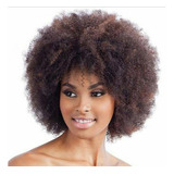 A099 Peluca Afro Corta Mujer Afro Afroamericana Natural