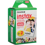 20 Fotografías Fujifilm Instax Mini Iso 800 - Cartucho Of