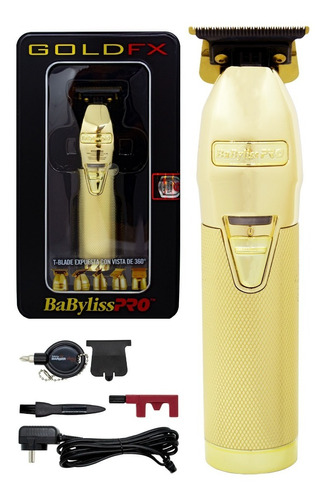 Babyliss Gold Fx Trimmer Patillera Pelo Cuchilla T 6c