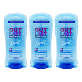 Secret X3 Desodorante Clear Gel Outlast Completely Clean 6c