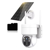 Camara De Seguridad Solar Wifi Hd 1080p Para Exteriores