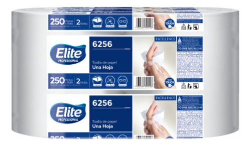 Elite Toalla Papel Non Touch 250 Mts X 2 Un