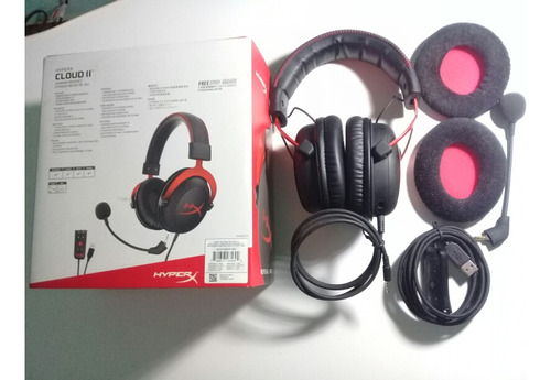 Auricular Hyperx Cloud 2 Rojo