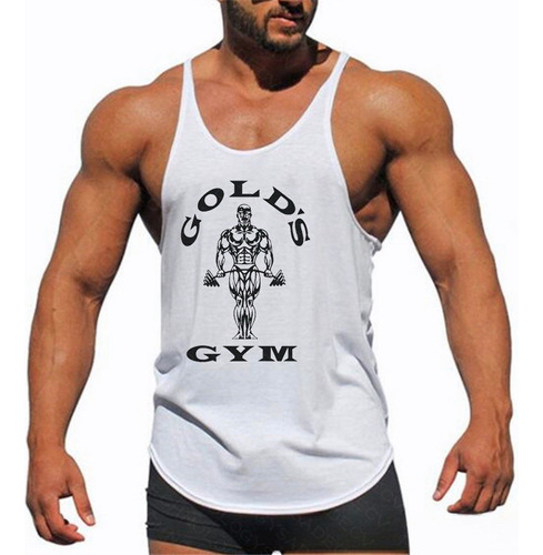 Playera Olimpica Gym Estampado Hombre Camiseta Tirante