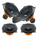 Kit 4 Falantes Hertz 2 Vias + Coaxial 5 Polegadas Renault