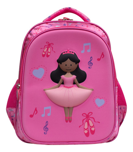 Mochila Ballerina Infantil 3d 14  Yins Kids Sortida Ys42229