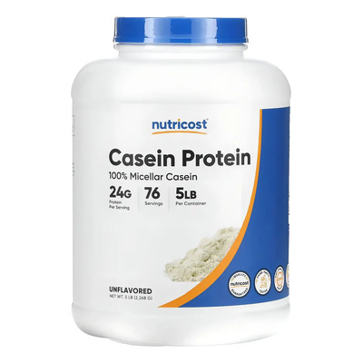 Nutricost Proteína De Caseína 71 Servs 2268 Grs Sabor Sin Sabor | Envío gratis