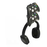 Base Soporte De Pared Para 2 Controles Y Audífono De Xbox360