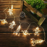 1.5m 10led Led String Light Foguete Astronauta