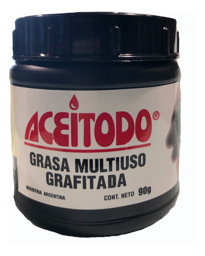Grasa Negra Grafitada Multiuso Lubricante Premium X 90 Gr