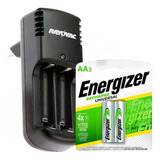 Cargador Pilas Rayovac Ps61 + Pilas Recargables Aa Energizer