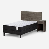 Cama Europea Rosen Wave 1.05x1.90 1 Pl Muebles Tabor Graf