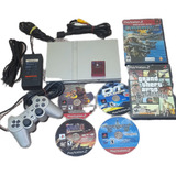 Consola Playstation 2 Slim Silver , Solo Juegos Originales.