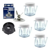 Kit 4 Mini Vasos De Plástico Compatible Con Licuadoras Oster