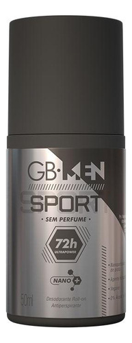 Desodorante Roll-on Gb-men Sport Sem Perfume 50ml