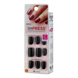 Kiss Impress Unhas Curto Text Appeal (flex)