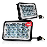 Par Faros 15 Led 4x6 Rectangular Unidad Alta/baja 