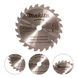 Disco Lamina Serra Circular 7.1/4 185mm 24dentes Makita Cor Prateado