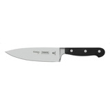 Cuchillo Para Chef Tramontina Century Con Hoja De Acero Inoxidable Negro De 6 Pulgadas