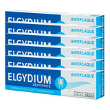 Pack 6 Elgydium Antiplaca Pasta Dental 75ml Dentifrico Placa