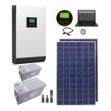 Kit Solar 2200wh X Dia Inversor 2kw / 4kw 220v F2 Cta