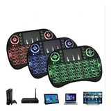 Mini Teclado Air Mouse Touch Sem Fio Tv Box Wireless C/led