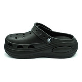 Sandalias / Crocs / Zuecos Mujer Con Plataforma Black