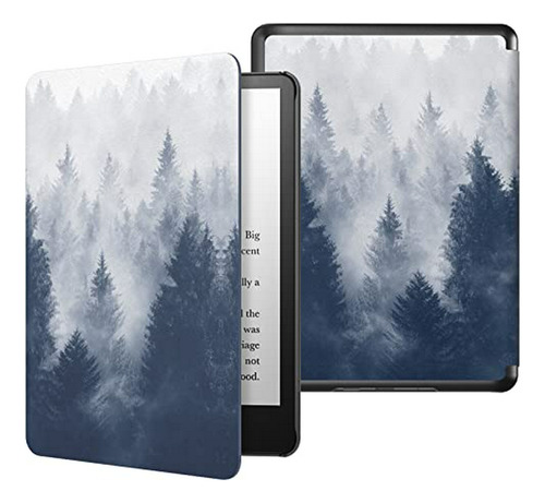 Estuche Moko Para Kindle Paperwhite 2021, Gris Con Auto Wake