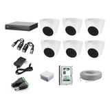 Kit De 6 Cámaras De Seguridad Interiores 5 Megapíxeles 