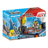 Playmobil 70816 Construccion Con Grua Starter Pack