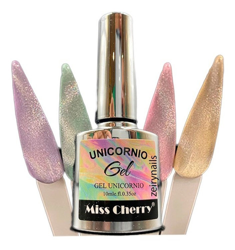 Top Efecto Unicornio  Miss Cherry  Gel Uv/led 10 Ml 1pz