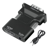 Fdg Convertidor De Adaptador Hdmi A Vga, Adaptador Hdmi Vga 