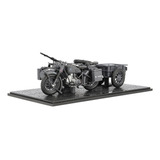 1/24 Motorrad Beiwagen Diecast Segunda Guerra Mundial R75 Pa