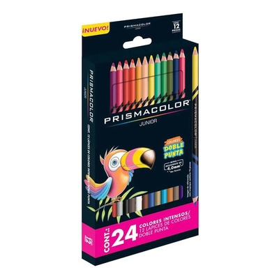 Bicolores Prismacolor Doble Punta (24 Colores En 12 Lapices) | MercadoLibre