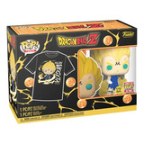 Funko Pop Tees Dragon Ball Z Majin Vegeta Glow In The Dark L