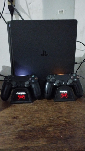 Ps4, 2 Controles, 500gb Com Cooler Carregador