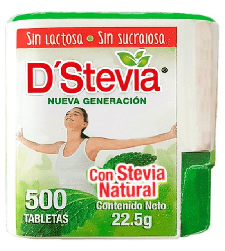 D'stevia 500 Tabletas- 22.5g