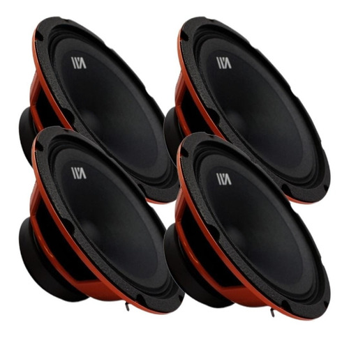 Medio Rango Waraudio Black Hawk 8 Bh84m - 2pares